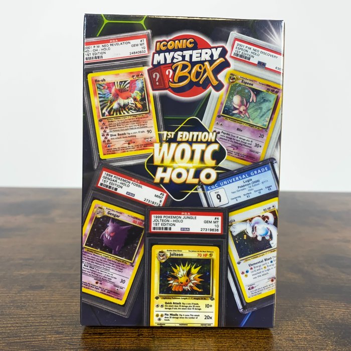Iconic Mystery Box – 1e editie WOTC Graded Holo Box – Pokémon