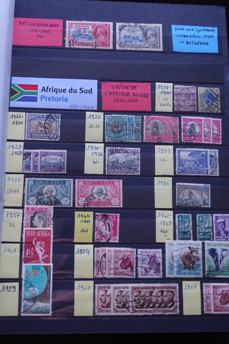 Africa 1860/2003 - Stamp album from Africa.