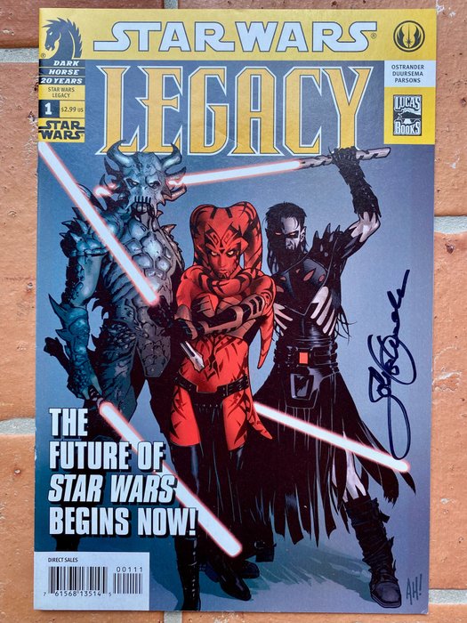 Star Wars 1 - 2 - Legacy #1 & #2 signed by John Ostrander