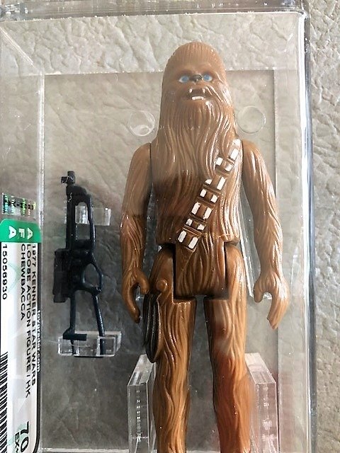 Star Wars Episode IV: A New Hope - Actionfigur Chewbacca - vintage 1977 - Graded AFA 70