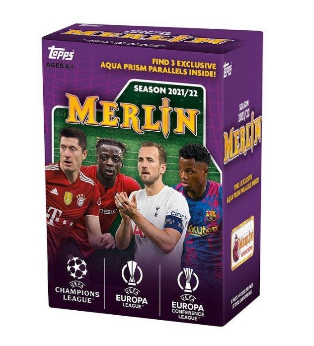 2021/22 - Topps - Merlin UEFA - Blaster Box - 1 Sealed box