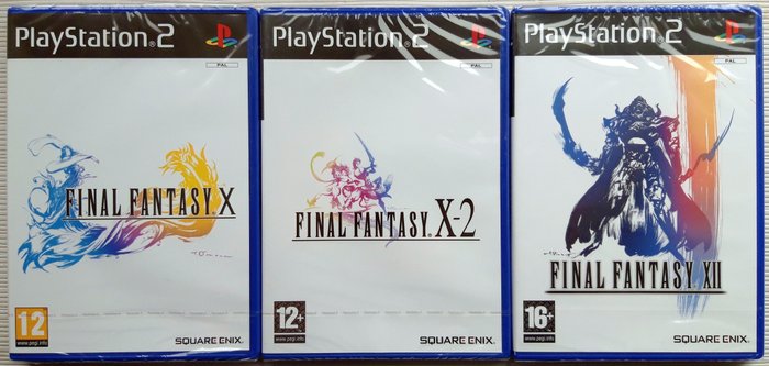 Sony PlayStation 2: Lot of 3 sealed Final Fantasy games - Video giochi (3) - In scatola originale sigillata