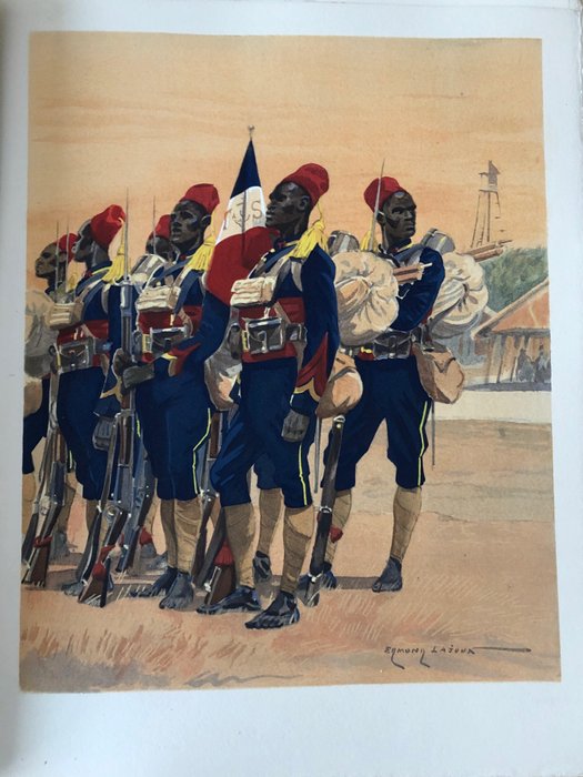 Mac Orlan-  Edmond Jaloux - les Africains La Vie Pittoresque et Sentimentale de l’Armée Française - 1945