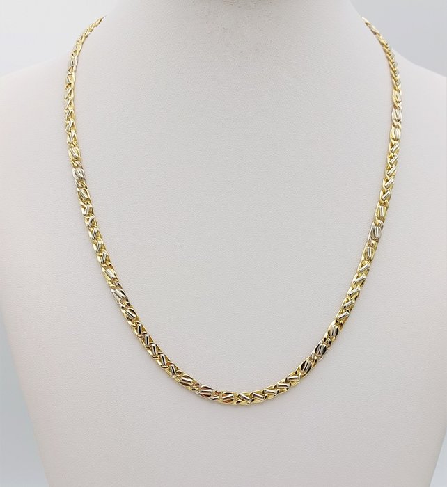 Image 2 of 18 kt. White gold, Yellow gold - Necklace