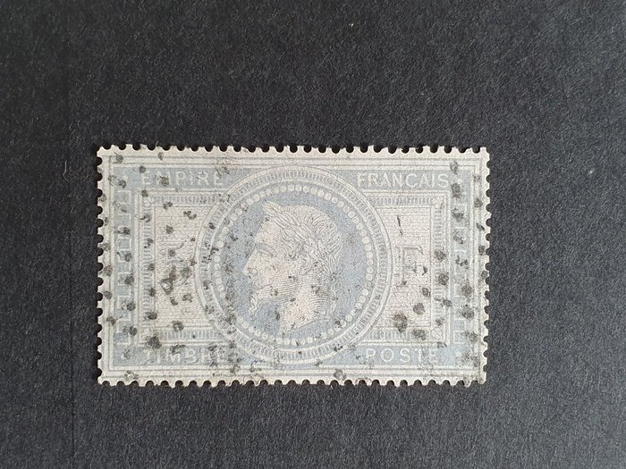 France 1869/1869 - 5 FR Napoléon violet-gris n° 33 - Yvert 2021