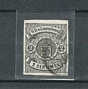 Luxemburg 1859 - Beatiful example of this rare stamp - Michel 4