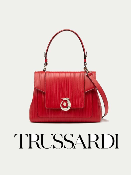Trussardi - Icon Lovy Bag Red - Borsa a mano