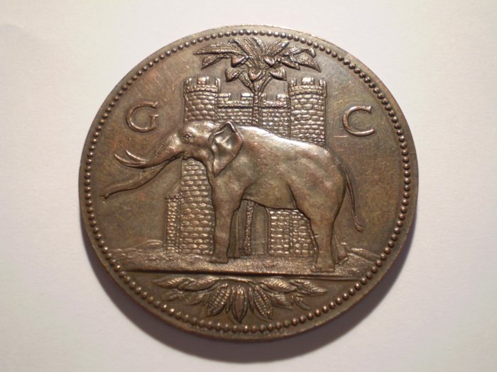 Gold Coast. Token 1921 (Company of Royal Adventurers Trading in Africa) Rare