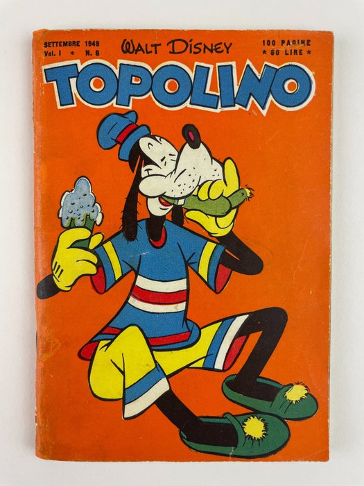 Topolino - Libretto n. 6 - Agrafé - EO - (1949)