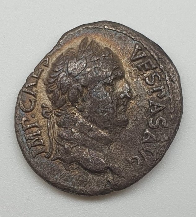 Roman Empire. Vespasian (AD 69-79). AR Denarius,  Ephesus, AD 69-70
