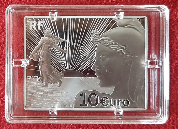 Frankreich. 10 Euro 2022  "The Sower - 20 Years of Euro" Proof