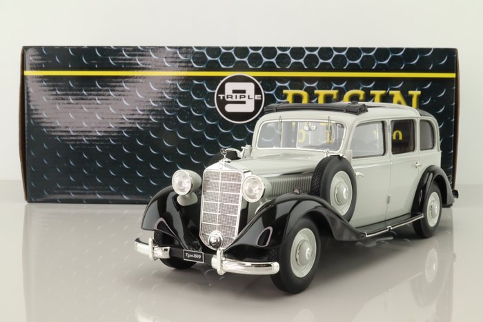 Triple 9 Resin Collection 1:18 - Modelbil - Mercedes-Benz 260D Pullman Landaulet 1936
