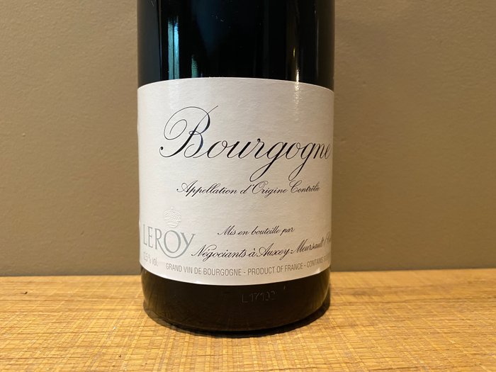 2017 Leroy Bourgogne rouge - Bourgogne - 1 Flaske (0,75Â l)