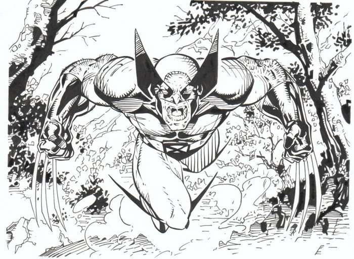 Wolverine, X-Men - - Dibujo original - Wolverine - (2020)