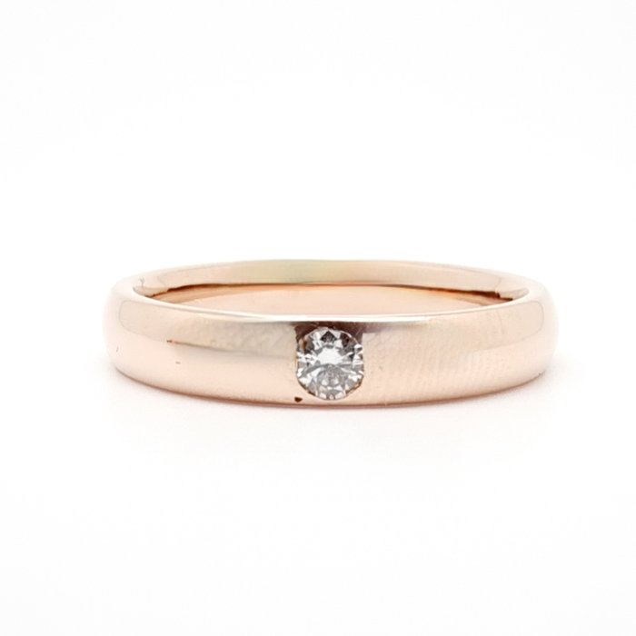 Preview of the first image of UnoAErre - 18 kt. Yellow gold - Ring - 0.07 ct Diamond.