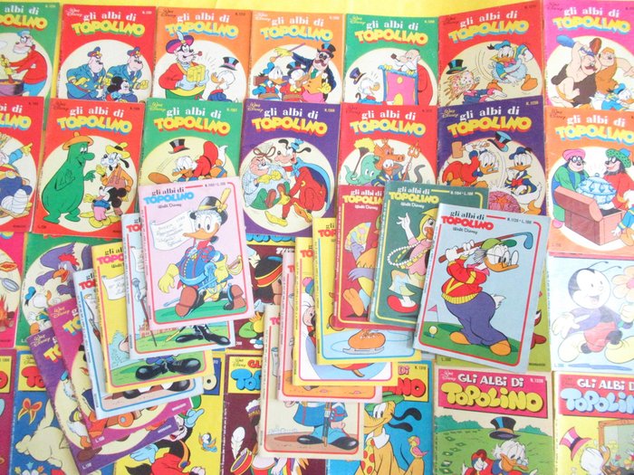 Gli Albi di Topolino lotto nn. 41x Albi Fascia 1104/1363 - Prima Serie Walt Disney Originali - Agrafé - EO - (1976/1980)