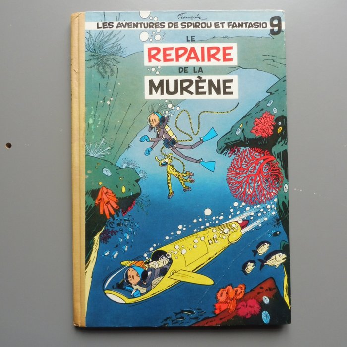 Spirou et Fantasio T9 - Le Repaire de la murène - C - Eerste Belgische editie - (1957)
