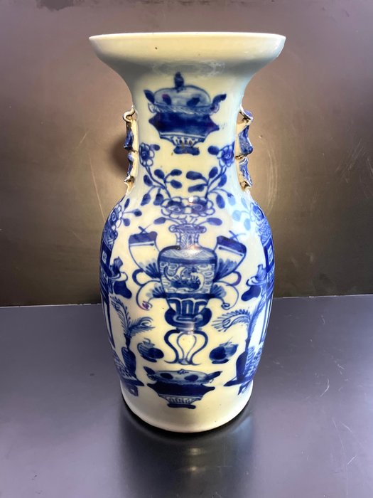 Vaso a Balaustro - Celadon - Porcellana - Cina - XIX secolo