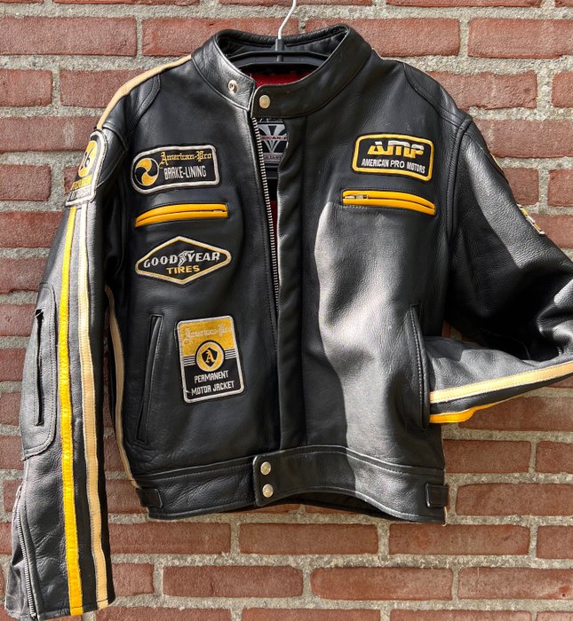 Vestiario - AMERICAN Pro Leather Motor Jacket, Size M - American Pro - Dopo il 2000
