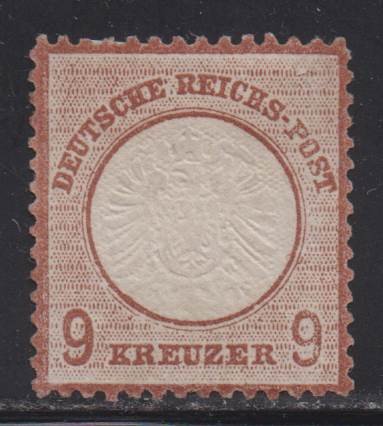 Duitse Rijk 1872 - 9 kreuzers “Large Breast Shield” - Michel 27