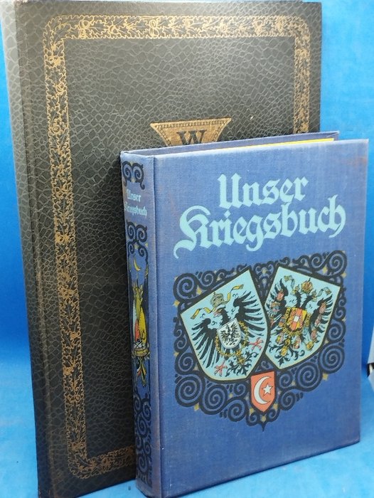 Bücherkonvolut: Kriegsbuch 1915+Ehrenbuch der Familie - 1916