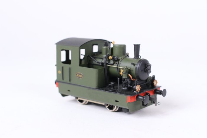 Philotrain H0 - 54C - Tender locomotief - Messing stoomtramloc 8301 - NS
