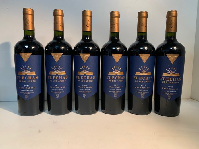 2017 Flechas de los Andes 'Gran Malbec'  Edmond de Rothschild Heritage - 门多萨 - 6 Bottles (0.75L)
