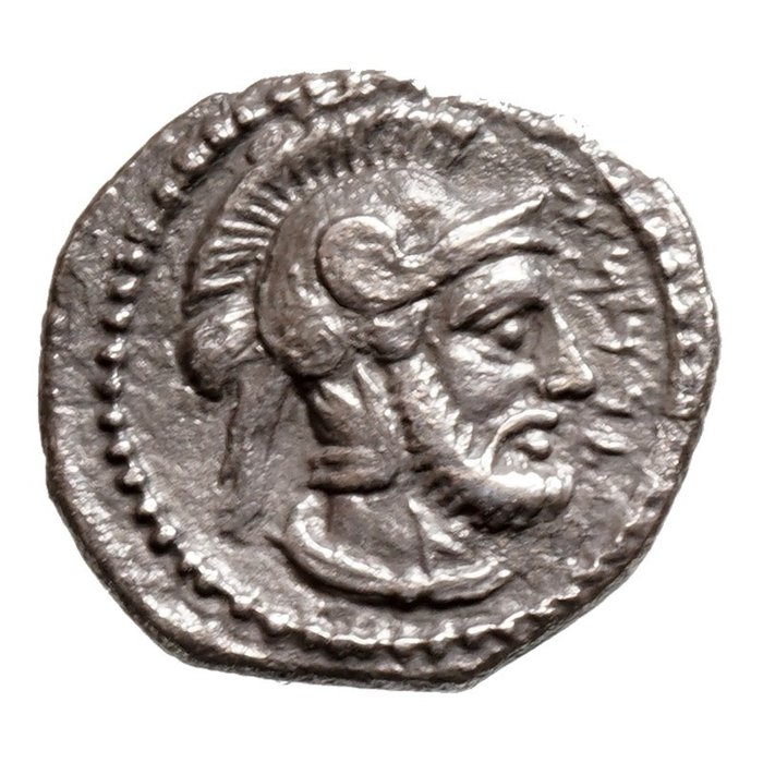 Cilicia, Tarsos. AR Obol,  Satrap Tarkumuwa (384-361/0 BCE) Aphrodite, Ares