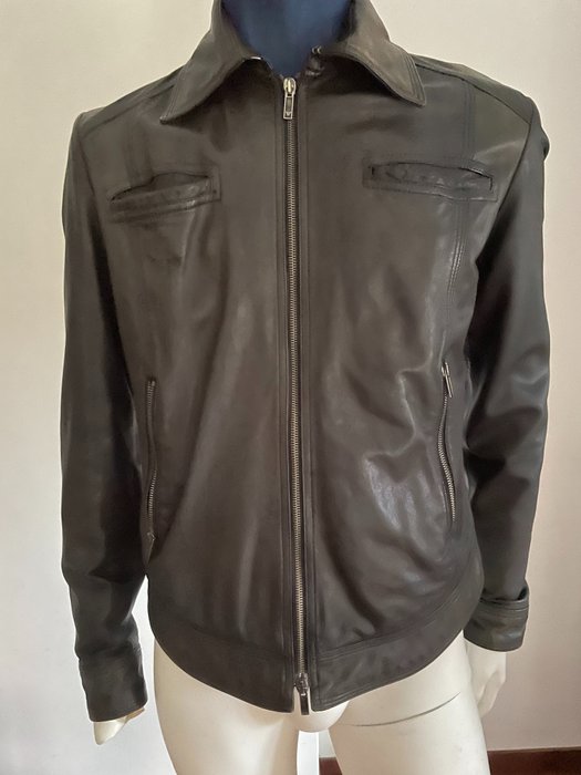 Emporio Armani Leather jacket - Catawiki