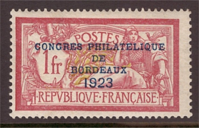 France 1923 - Quote: €600 - Yvert N°182