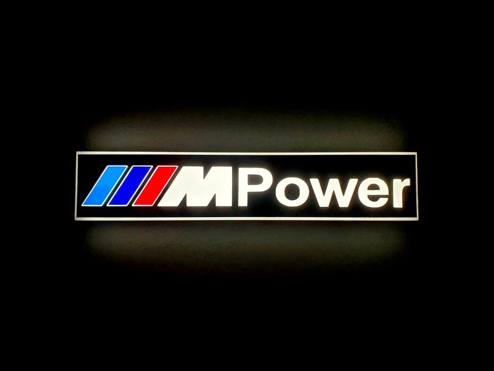 Preview of the first image of Sign - BMW M Power Illuminated lightbox - BMW - After 2000.
