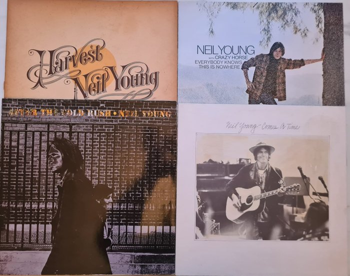 Neil Young - 4 Reprise Records - Titoli vari - LP - Varie incisioni (come mostrato in descrizione) - 1972/2010