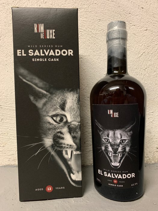 El Salvador 2007 12 years old Rom de Luxe - Wild Series Rum - Single Cask - b. 2020 - 70cl