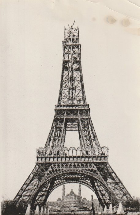 Keystone Agency - Construction of the Eiffel Tower, 1888 / Lot of 5 prints