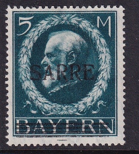 Saarland 1920 - Gekeurd: A. Burger BPP - Michel: 30