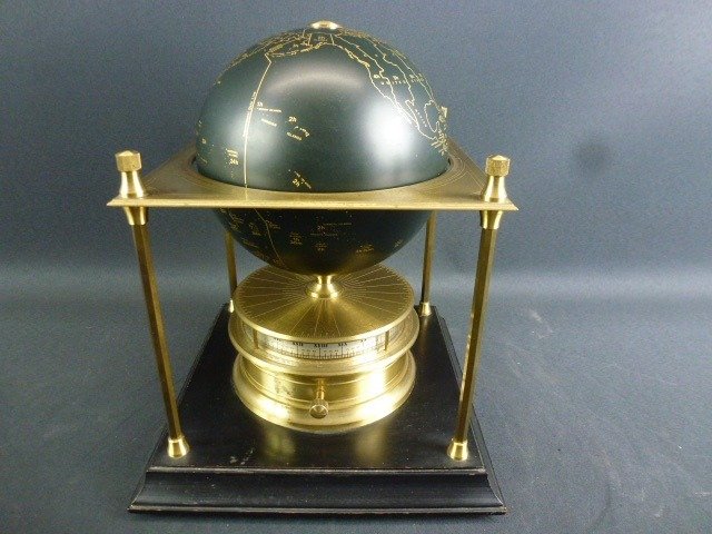 Orologio mondiale della Royal Geographical Society - Imhof - Ottone - 1980