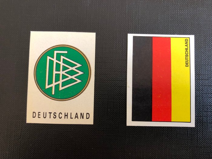 Panini - WC Mexico 70 - Emblema e bandiera della Germania