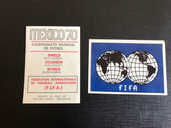 Panini - WC Mexico 70 - Adesivo sfuso originale FIFA (with backing paper)