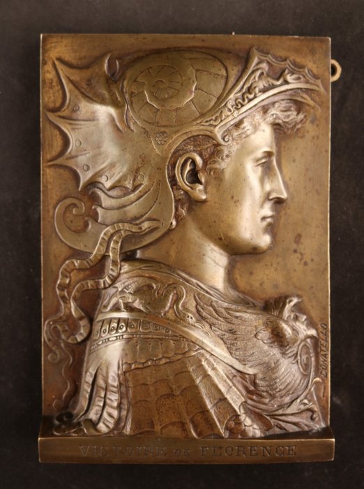 Relief, Targa, Scipione, generale e politico romano - Bronzo - Seconda metà del 19° secolo