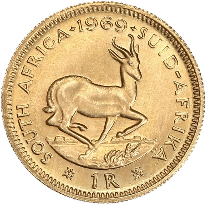 South Africa. 1 Rand 1969