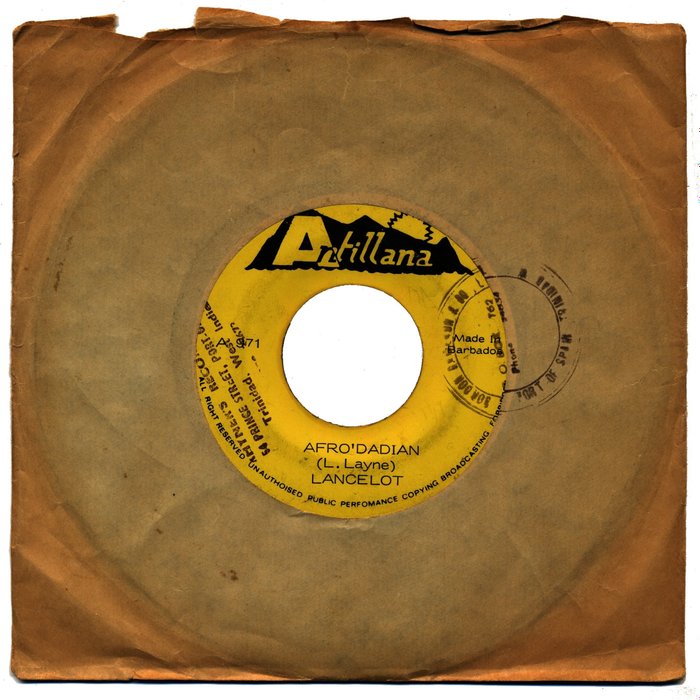 Lancelot Layne - Afro'dadian / Blow'way (Reggae, Calypso from Trinidad & Tobago) - 45 rpm Single - 1st Pressing - 1971
