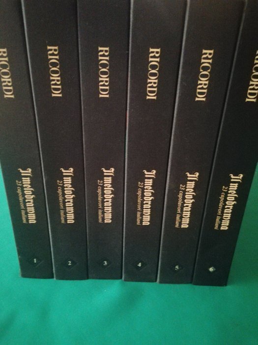 Pavarotti, Caballé, Ricciarelli etc. - Diverse artiesten - Il melodramma italiano - Series of 6x Box Sets (70x LP's in total) - Diverse titels - LP Boxset - Heruitgave - 1985/1990
