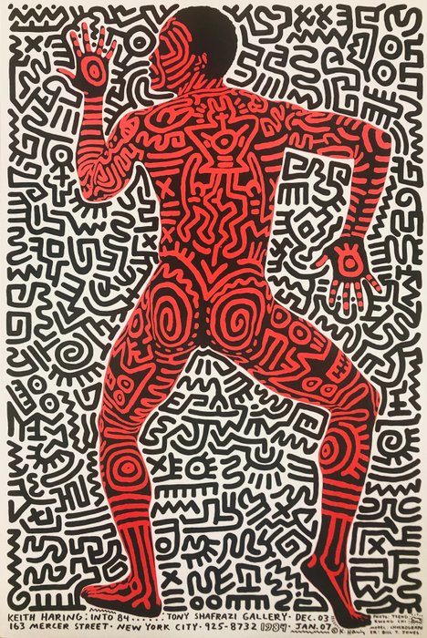 Keith Haring (after) - Into 84 - 1990‹erne