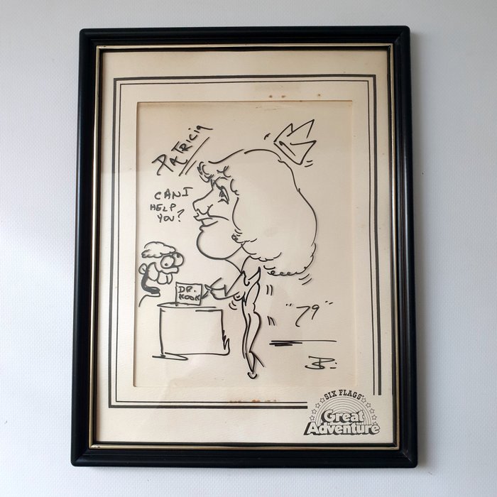 Tom Bunk - original drawing - Dr Kokk -Patricia - (1979)