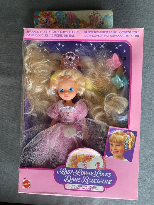 Preview of the first image of Mattel - Doll Sparkle Pretty Lady Lovely Locks - 1980-1989 - China.