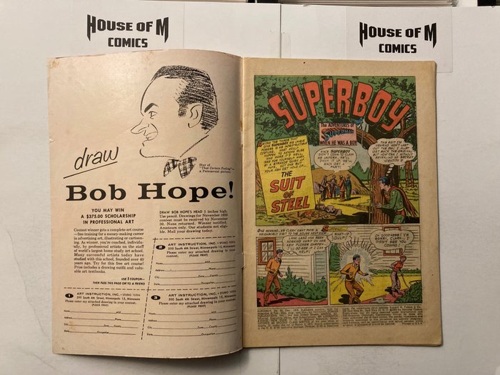Image 3 of Superboy # 53 & 55 Very Early Silver Age Gems! Over 65 Years Old! "Superboy's Switch in Time" - & "