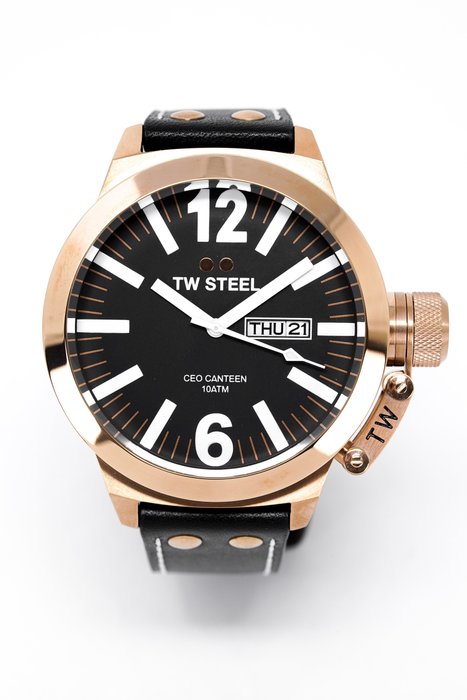 Preview of the first image of TW Steel - CEO Canteen 50MM Rose Gold"NO RESERVE PRICE" - CE1022 - Men - 2011-present.