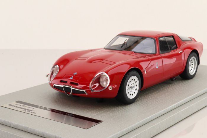 Preview of the first image of Tecnomodel Mythos - 1:18 - Alfa Romeo TZ2 Press 1965 - Limited Edition or 100 pcs. (Individually Nu.