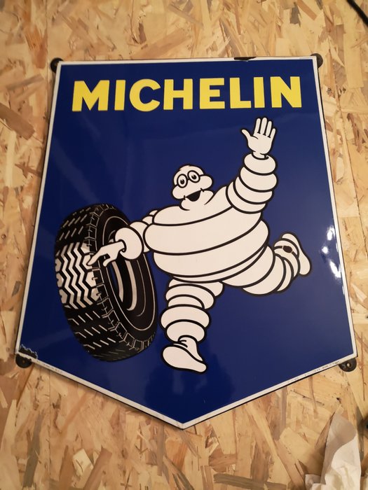 Michelin - Sinal em esmalte (1) - Metal