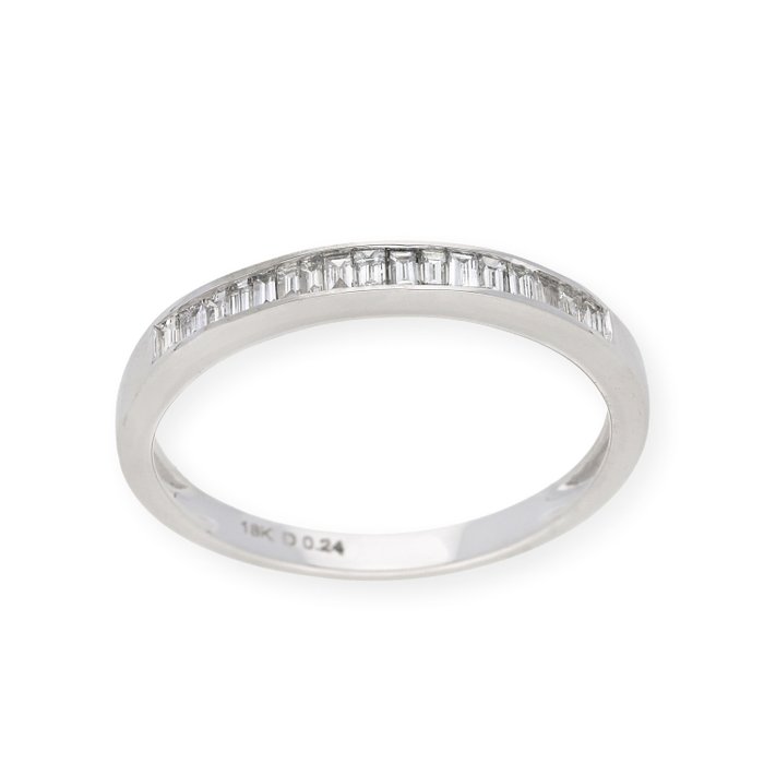Preview of the first image of 18 kt. White gold - Ring.